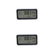 thumbnail image 1 of Moyic Reloj Termómetro LCD multifunción Higrómetro sensible Medidor de humedad electrónico inteligente Negro Blanco Despertadores Negro Negro 2Conjunto, 1 of 6