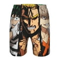 thumbnail image 4 of Mha My Hero Academia Men's Beach Shorts Swim Trunks Casual Quick Dry Board Shorts Swimwear with Mesh Lined and Pockets, 4 of 8
