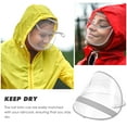 thumbnail image 6 of BESTOYARD Transparent Plastic Rain Bonnet for Clear Visibility in Shops, 6 of 8