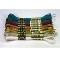 thumbnail image 7 of 19Pcs Metallic Embroidery Skein Threads Multi-Color Embroidery Floss Glitter Embroidery Thread - Thread, 7 of 7