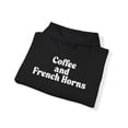 thumbnail image 4 of French horn Player Hoodie, Gifts, Hooded Sweatshirt, 4 of 4