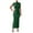 Green, variant on kamemir Women's Ruched Bodycon Dress Summer Casual Sleeveless Back Slit Elegant Club Evening Party Cocktail Maxi Dresses(Orange,M)
