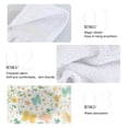 thumbnail image 5 of Pastel Butterflies Pattern 2 Pack 14''x18'' Hand Towels Soft Coral Fleece Quick Dry Hook and Loop for Kitchen Bathroom, 5 of 7