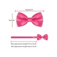 thumbnail image 4 of INSPIRE CHIC Accessoires de Nœud Papillon pour Homme Sangle Ajustable Formel Uni Smoking Pré-Noué Rouge Rose, 4 of 5