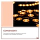 thumbnail image 5 of Aluminum Shell Candle Decorative Tea Light Candles for Wedding Use 10Pcs, 5 of 5