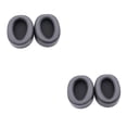 thumbnail image 3 of Kearding Almohadillas para los oídos Auriculares Almohadillas para los oídos Reemplazo profesional de auriculares transpirables para Gris oscuro 2Conjunto, 3 of 6