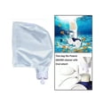 thumbnail image 1 of Adaptable silt bags for 360 380 Pool Cleaner Robot. Set of 2 Reinforced Nylon Filter Bags with Zip Closure, 1 of 3