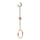 thumbnail image 1 of Soporte para anillo Manos libres 8 mm Clip de anillo Latón Decoración portátil Perchero para joyería de mano, 16 mm, Oro rosa mate sidaley HA003787-01, 1 of 6