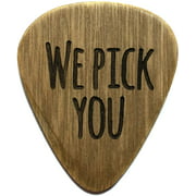 Engraved Wood Guitar Pick-We Pick You