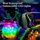 thumbnail image 3 of Luces LED sumergibles con controles remotos RGB 15 colores Luces de estanque impermeables Luces suba Tomshoo  1 pieza, 3 of 7
