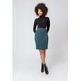 thumbnail image 2 of Leota Women's Pencil Skirt Blue Size Medium, 2 of 3