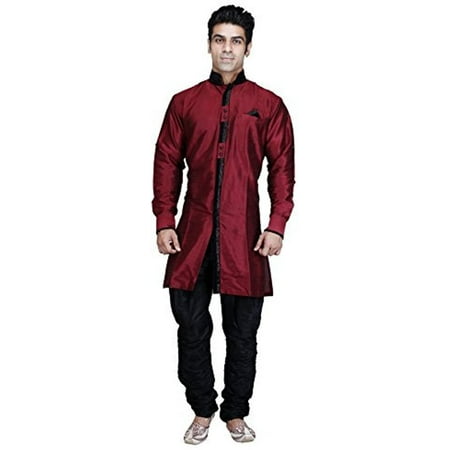 

Royal Kurta Mens Silk Blend Sherwani