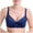 Blue-b, variant on Women Padded Sports Bra No Underwire Bra Feature V-Neck Nursing Bra Style W-419 Black 95