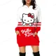 thumbnail image 4 of Sudadera con capucha Vestido con estampado de HELLO KITTY Sudadera con capucha para mujer Sudadera con capucha para niñas Moda Otoño Primavera Sudadera y sudadera con capucha para mujer, 4 of 5