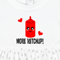 thumbnail image 4 of Inktastic Ketchup Lover Funny Girls Baby Dress, 4 of 5