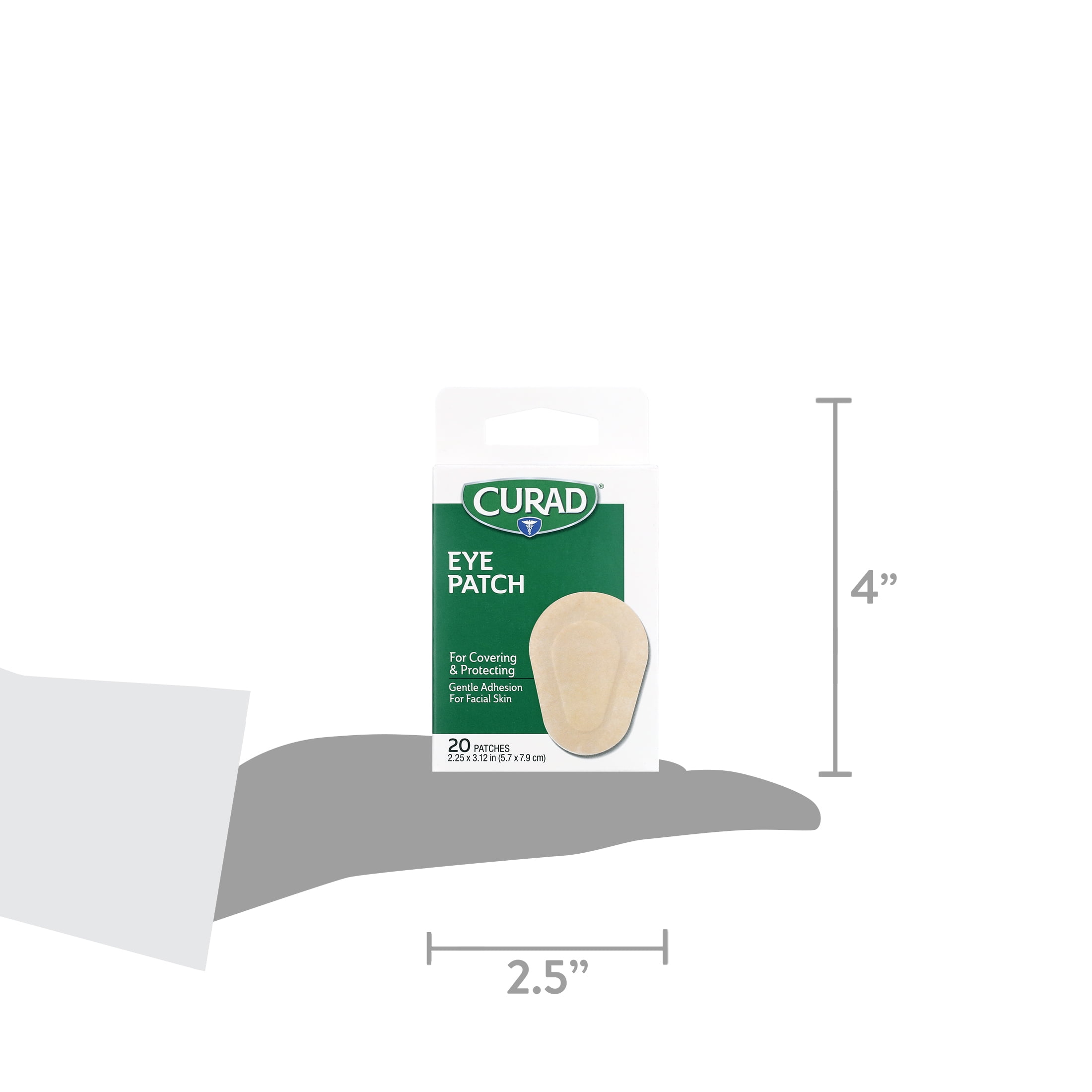 Curad Medline Industries Eye Patch, 20 ea
