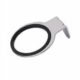 thumbnail image 1 of Hair Dryer Flat Rack Wall Mount for Bathroom,Bathroom,Bathroom,Barbershop (Silver), 1 of 5