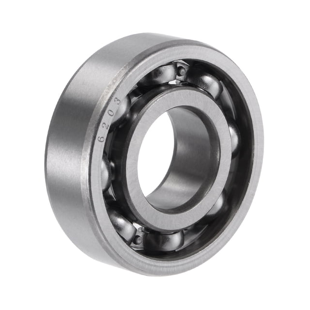 Roulements à Billes à Gorge Profonde Uxcell, Type Ouvert CN, Acier au Chrome, 17x40x12 mm