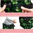 thumbnail image 4 of Saint Patrick's Day Foldable Car Garbage Can with Lid, Leak-proof Mini Trash Can, Hanging Storage Bag - Trash Can for Car, 4 of 6