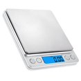 thumbnail image 1 of Digital Kitchen Scales 0.1g/0.01oz Max 3kg/6.6lb - Food Scale with Backlit LCD Display Large Number Stainless Steel Electronic Scales Multifunctional Weighing for Cooking, Baking, Home, 1 of 5