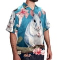 thumbnail image 2 of Tmall Men's Casual Short Sleeve Button Down Shirts - Printed Summer Beach Tops for Men and Women, 2 of 6
