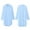 Blue, variant on Shirts for Women Spring Long Sleeve Solid Color Casual Tops Loose Plain Collared Blouses for Women Blue L