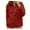 Brick Red, variant on Dpytoraw Women's Solid Color Fleece Jacket Collar Zip Up Cozy Outerwear