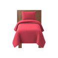 thumbnail image 1 of Juego de Sábanas Polares Individual We2 Dream Textura Polar - Uso All-Season - Ideal para dormitorios con aireacondicionado - Ajuste Perfecto hasta 30cm- Color Rojo, 1 of 11