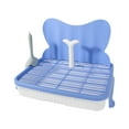 thumbnail image 3 of Inodoro para perros Keep Clean Potty Trainer Corner para perros pequeños y medianos Rabbit azul, 3 of 9