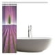 thumbnail image 2 of Cortina de Ducha ABPHQTO Verano Atardecer Paisaje Púrpura Campos de Lavanda Cielo Mágico 160x180 cm, 2 of 2