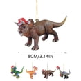 thumbnail image 2 of Tkrady Christmas Ornaments-Dinosaur Christmas Pendant Pendant Ornaments Decoration Christmas Home Decor, 2 of 5