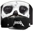 thumbnail image 1 of Snapback Hats for Men Baseball Cap Adjustable Flat Bill Trucker Dad Gift Skull Hat Skeleton Hand Snap Backpack Skateboard Hats, 1 of 5