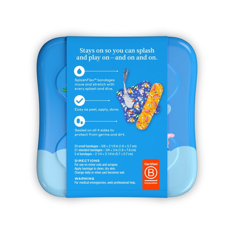 Welly Ocean Friends Waterproof Bandages 50ct HSA/FSA Eligible