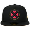 thumbnail image 2 of X-Men Logo Black Colorway New Era 59Fifty Fitted Hat-7 Fitted, 2 of 6