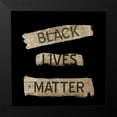 thumbnail image 2 of Phillip, Jamie 12x12 Black Modern Framed Museum Art Print Titled - Black Lives Matter, 2 of 5