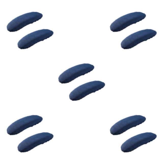 Maytalsory Chair Armrest Covers To And Decorate Made Of Polyester Fibre Easy To Install dark blue 5Set