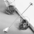 thumbnail image 4 of 1Pcs Bartender Tool,10'' Long Handle Drink Stirrer,Reusable Stainless Steel Coffee Stirring Spoon,Beverage Cocktail Stirrers,Cocktail Drink Mixing Swizzle Stick,Kitchen Condiment Spoon(Silver), 4 of 7