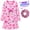 Pink Butterfly, variant on Rimyaw Girls Unicorn Nightgown, Soft Long Sleeve Pajama Dress with Hair Tie Gift, Fantasy Princess Sleepwear, Size 6