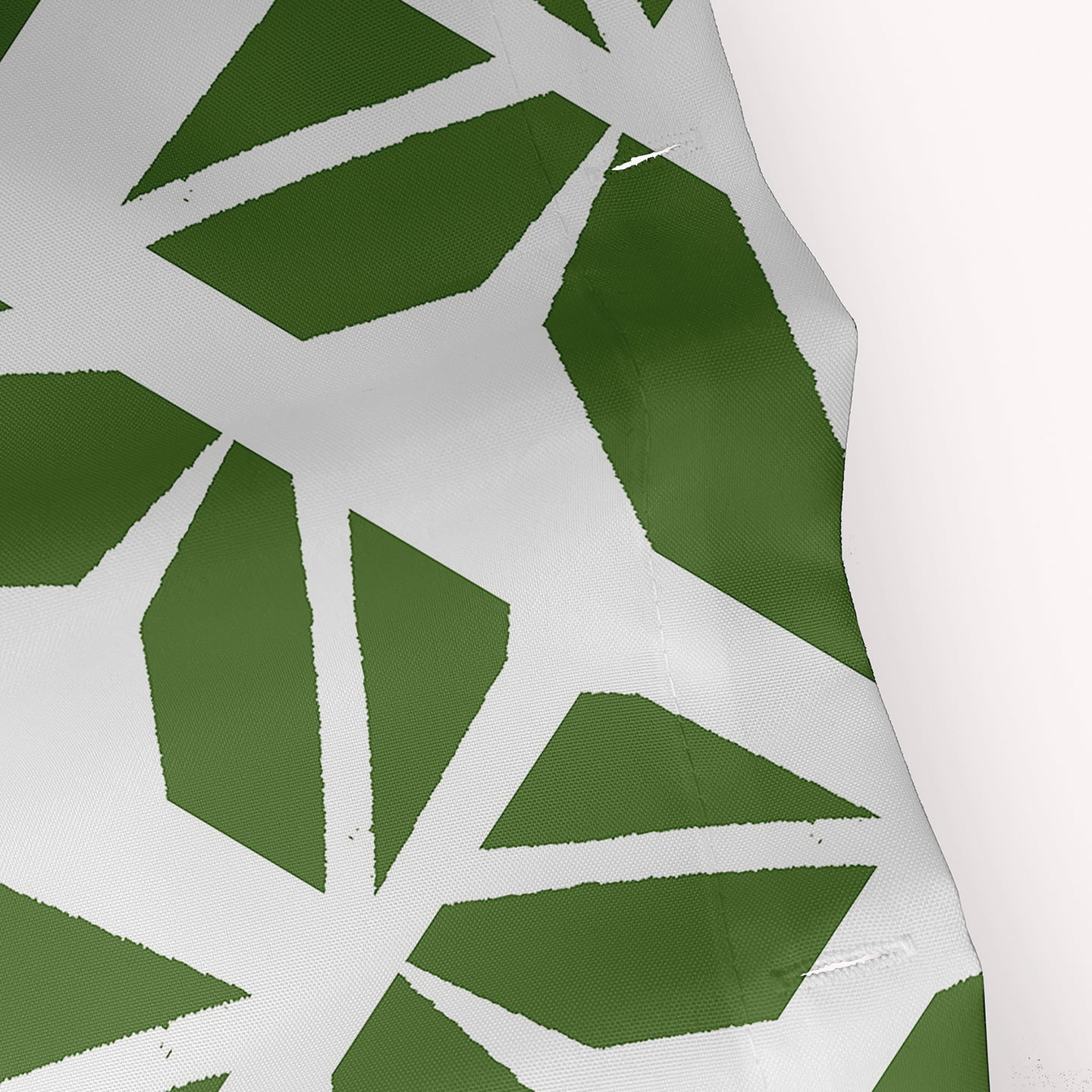 Simply Daisy 70" W x 73" L Kaleidoscope Graffiti Polyester Shower Curtain, Scallion [1 Ct]