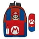 thumbnail image 1 of Kids Super Mario Bros Backpack With Pencil Case 2pcs/set Novelty Funny Cool Elementary Student School Bag Bookbags Daypacks For Boys Girls, 1 of 1