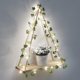 thumbnail image 3 of Paquete de estantes para colgar en la pared con tira LED de estilo verde, estante flotante de cuerda de madera para decoración del hogar, 3 of 3