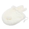 thumbnail image 4 of Plush Drawstring Bag Lovely Rabbit Makeup Pouch Toiletry Storage Pocket(Beige White), 4 of 9