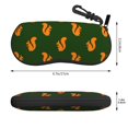 thumbnail image 2 of Bingfone Bold Squirrel Silhouettes Print Sunglasses Case Portable Travel Zipper Eyeglasses Case With Hook, 2 of 6