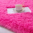 thumbnail image 4 of Lochas Fluffy Soft Shag Carpet Rug for Living Room Bedroom Big Area Rugs Floor Mat, 3'x5',Hot pink, 4 of 7