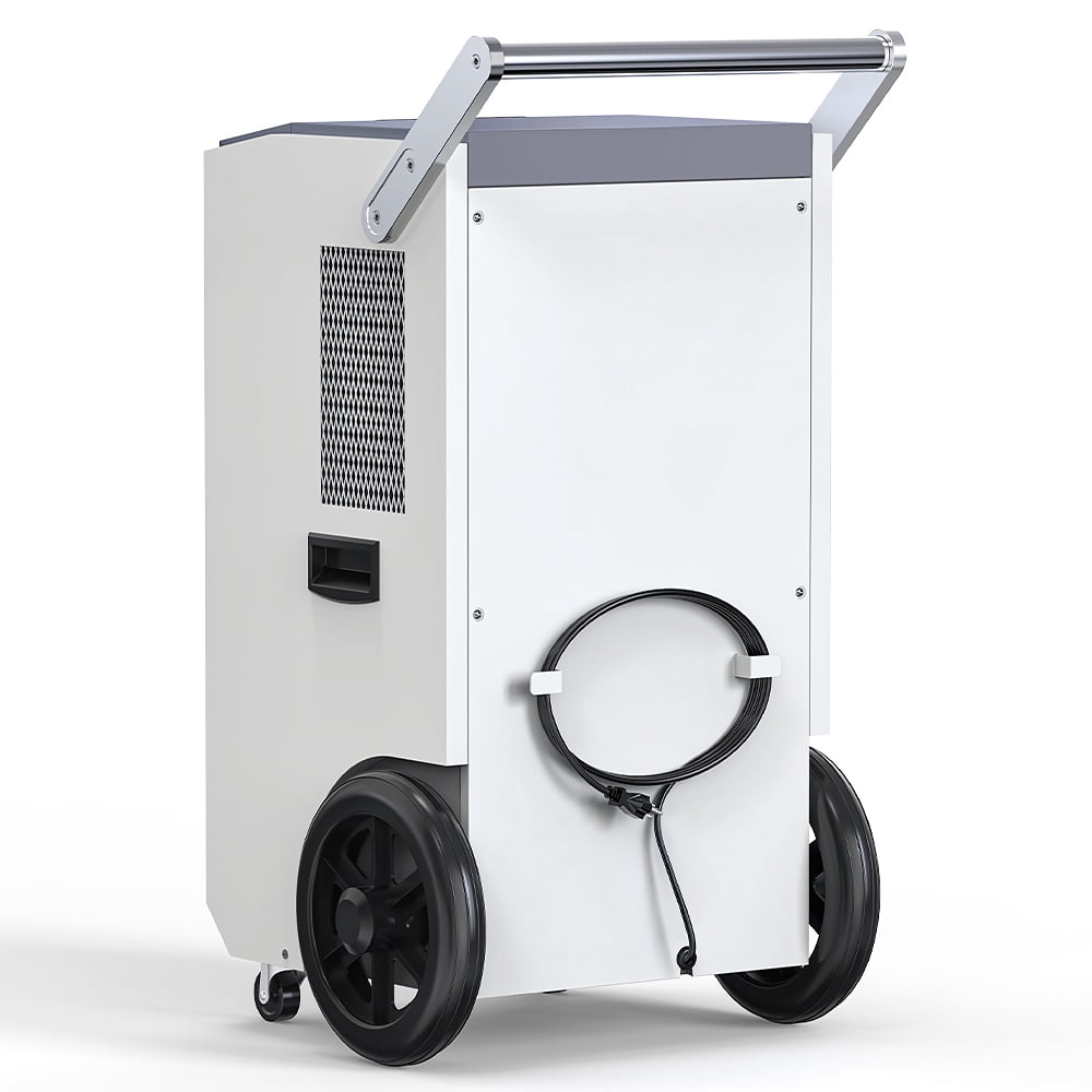 Moiswell 200 Pints Commercial Dehumidifier with Pump Heavy-Duty Moisture Control for Basement Warehouse, Industry Water Damage Unit, Auto Defrost