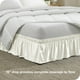 thumbnail image 2 of Faldón de Cama Ajustable Bare Home 15 Pulgadas Tamaño King Color Crema, 2 of 6