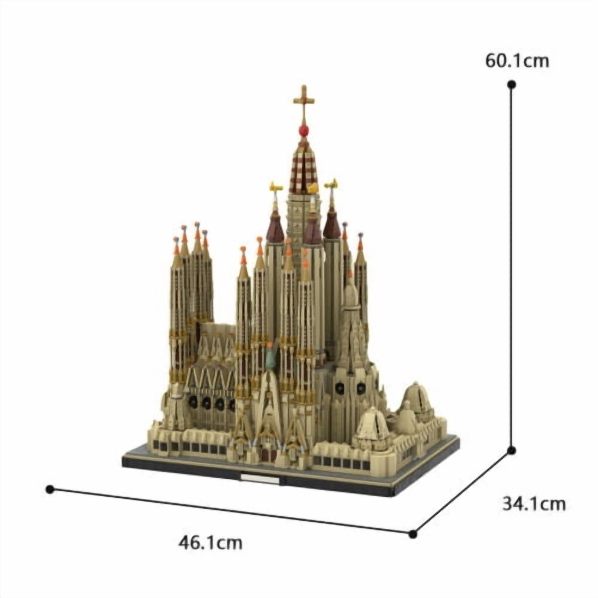 Iconic Modular Building Blocks Set for Sagrada Familia Church MOC Bricks Toys 10055pcs