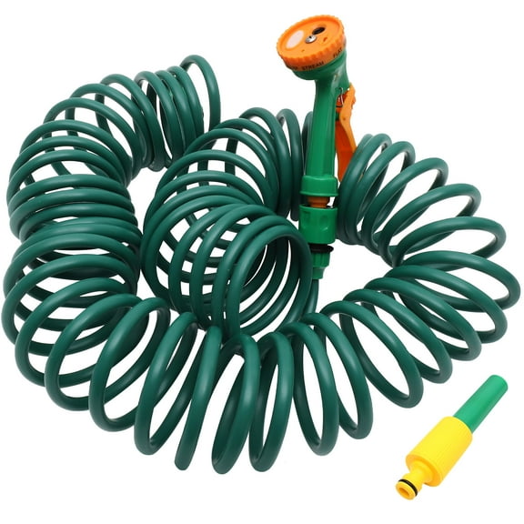 unbranded  Retractable Water Hoses Garden Attachment Coil Self Coiling