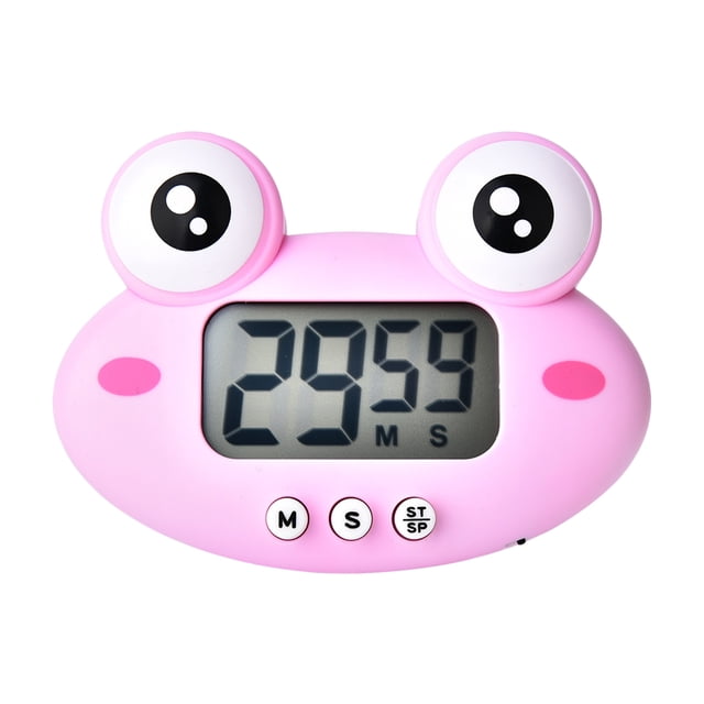 Yeacher Digital Kitchen Timer Cute Animal Timer with Strong Magnet Back Stand Loud Alarm Large Screen Cooking Timer Clock for Time Management Workout Baking Egg Timer