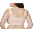 thumbnail image 2 of Just My Size 19585777115 Pure Comfort Front-Close Wirefree Bra, Sandshell - 6XL, 2 of 3